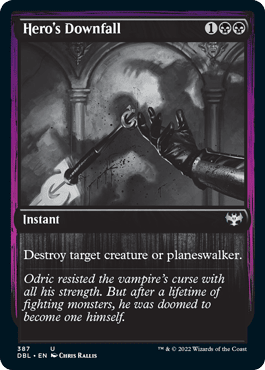 Hero's Downfall [Innistrad: Double Feature] MTG Single Magic: The Gathering  | Multizone: Comics And Games