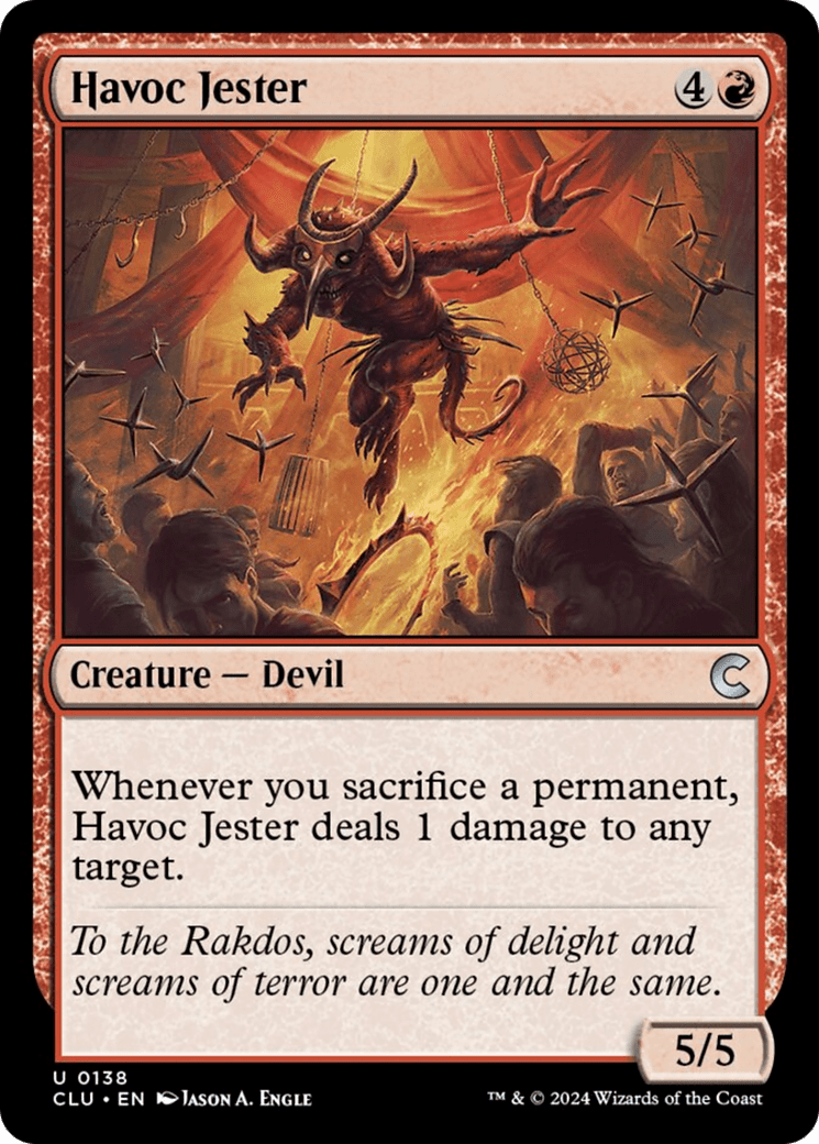 Havoc Jester [Ravnica: Clue Edition] MTG Single Magic: The Gathering  | Multizone: Comics And Games