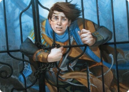 Locked in the Cemetery Art Card [Innistrad: Midnight Hunt Art Series] MTG Single Magic: The Gathering  | Multizone: Comics And Games