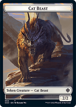 Insect // Cat Beast Double-Sided Token [Starter Commander Decks] MTG Single Magic: The Gathering  | Multizone: Comics And Games