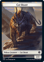 Insect // Cat Beast Double-Sided Token [Starter Commander Decks] MTG Single Magic: The Gathering  | Multizone: Comics And Games
