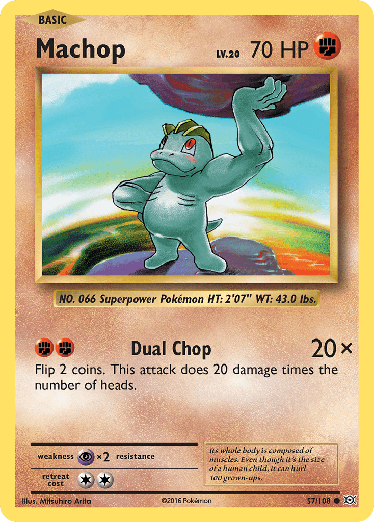 Machop (57/108) [XY: Evolutions] Pokemon Single Pokémon  | Multizone: Comics And Games