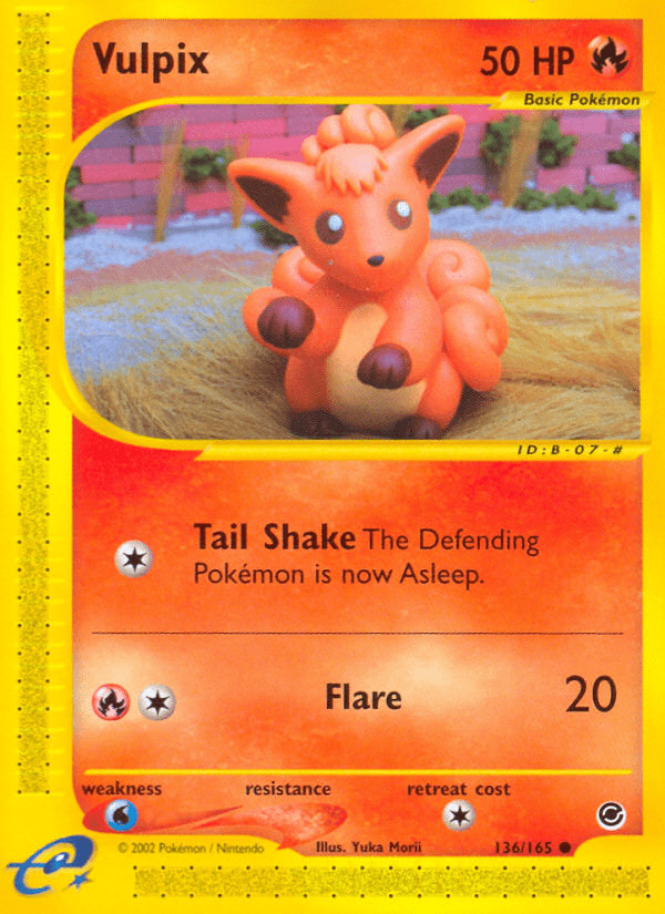 Vulpix (136/165) [Expedition: Base Set] Pokemon Single Pokémon  | Multizone: Comics And Games