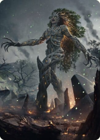 Titania, Gaea Incarnate Art Card [The Brothers' War Art Series] MTG Single Magic: The Gathering  | Multizone: Comics And Games