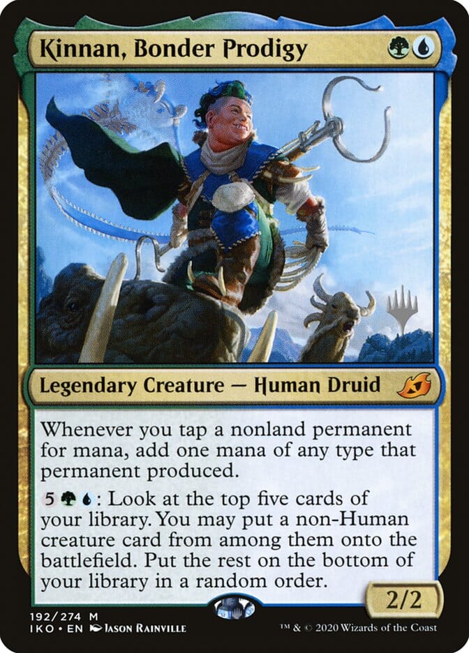 Kinnan, Bonder Prodigy (Promo Pack) [Ikoria: Lair of Behemoths Promos] MTG Single Magic: The Gathering  | Multizone: Comics And Games