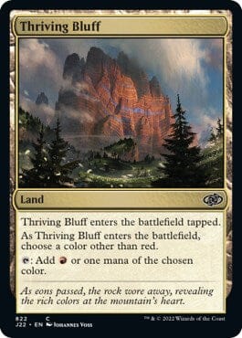 Thriving Bluff [Jumpstart 2022] MTG Single Magic: The Gathering  | Multizone: Comics And Games