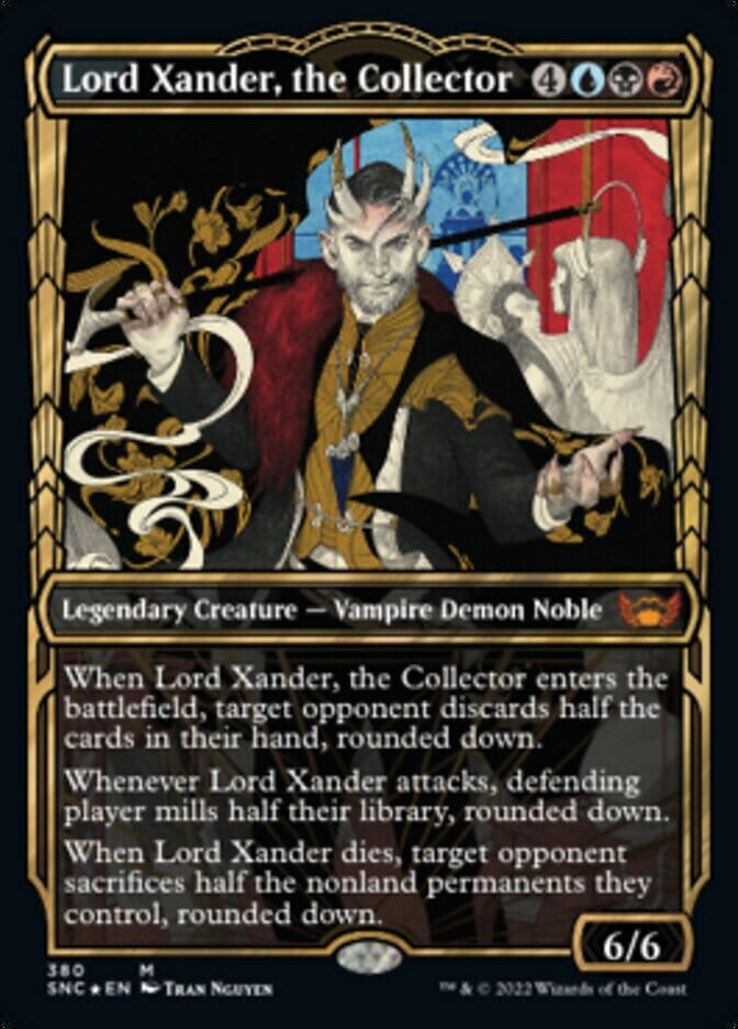 Lord Xander, the Collector (Showcase Golden Age Gilded Foil) [Streets of New Capenna] MTG Single Magic: The Gathering  | Multizone: Comics And Games