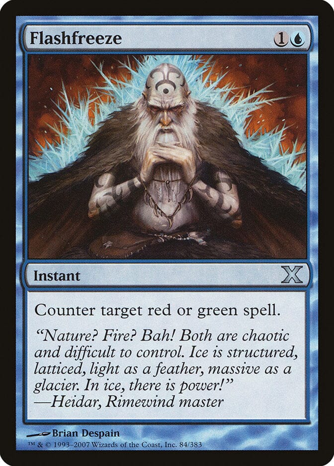 Flashfreeze [Tenth Edition] MTG Single Magic: The Gathering  | Multizone: Comics And Games
