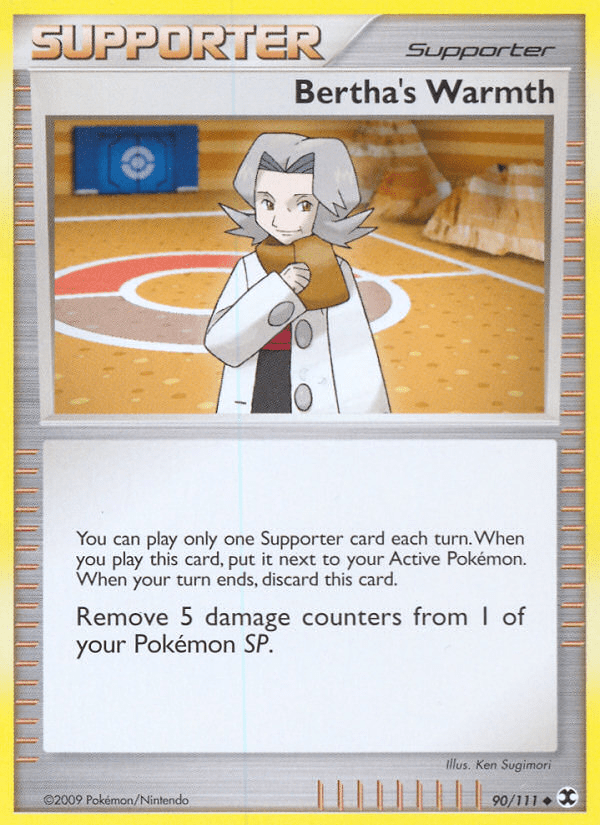 Bertha's Warmth (90/111) [Platinum: Rising Rivals] Pokemon Single Pokémon  | Multizone: Comics And Games