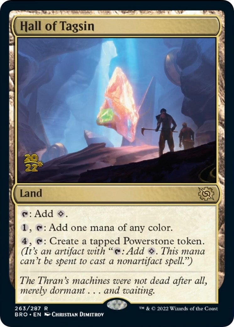 Hall of Tagsin [The Brothers' War: Prerelease Promos] MTG Single Magic: The Gathering  | Multizone: Comics And Games