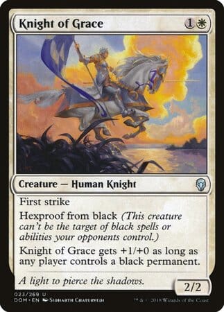 Knight of Grace [Dominaria] MTG Single Magic: The Gathering  | Multizone: Comics And Games