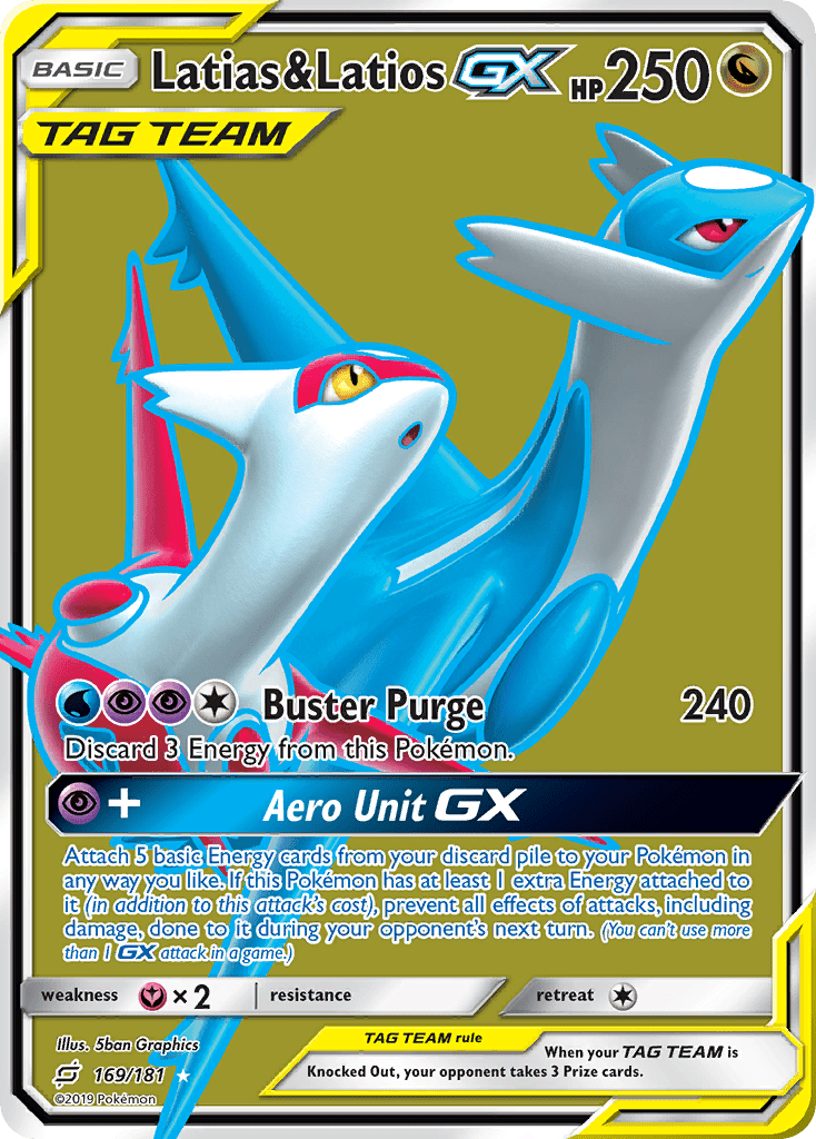 Latias & Latios GX (169/181) [Sun & Moon: Team Up] Pokemon Single Pokémon  | Multizone: Comics And Games