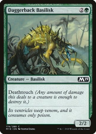Daggerback Basilisk [Core Set 2019] MTG Single Magic: The Gathering  | Multizone: Comics And Games