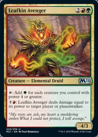 Leafkin Avenger [Core Set 2021] MTG Single Magic: The Gathering  | Multizone: Comics And Games