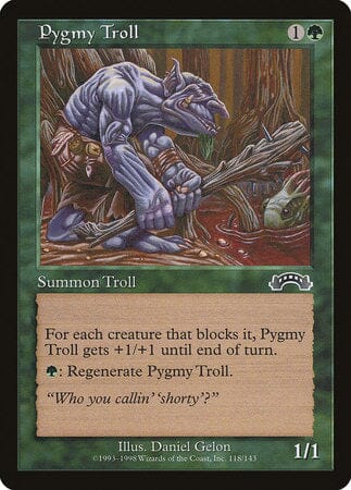 Pygmy Troll [Exodus] MTG Single Magic: The Gathering  | Multizone: Comics And Games