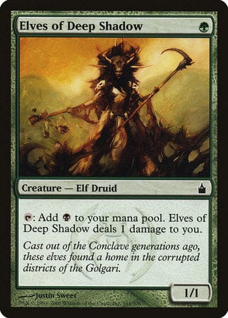 Elves of Deep Shadow [Ravnica: City of Guilds] MTG Single Magic: The Gathering  | Multizone: Comics And Games