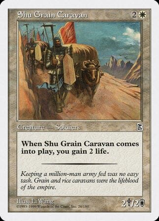 Shu Grain Caravan [Portal Three Kingdoms] MTG Single Magic: The Gathering  | Multizone: Comics And Games