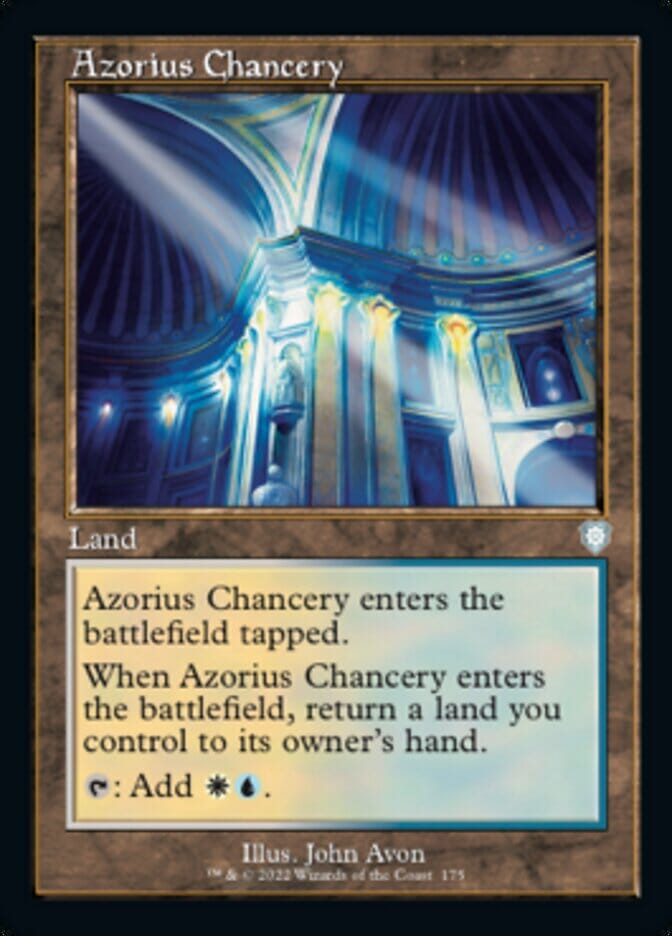 Azorius Chancery (Retro) [The Brothers' War Commander] MTG Single Magic: The Gathering  | Multizone: Comics And Games