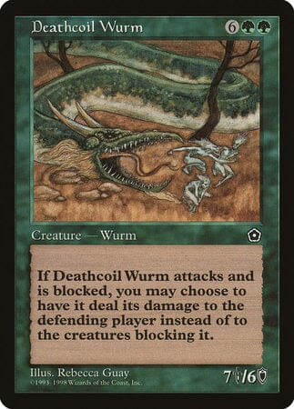 Deathcoil Wurm [Portal Second Age] MTG Single Magic: The Gathering  | Multizone: Comics And Games