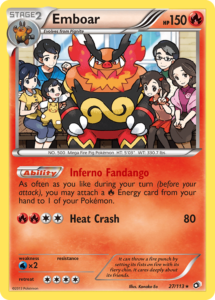 Emboar (27/113) (Theme Deck Exclusive) [Black & White: Legendary Treasures] Pokemon Single Pokémon  | Multizone: Comics And Games
