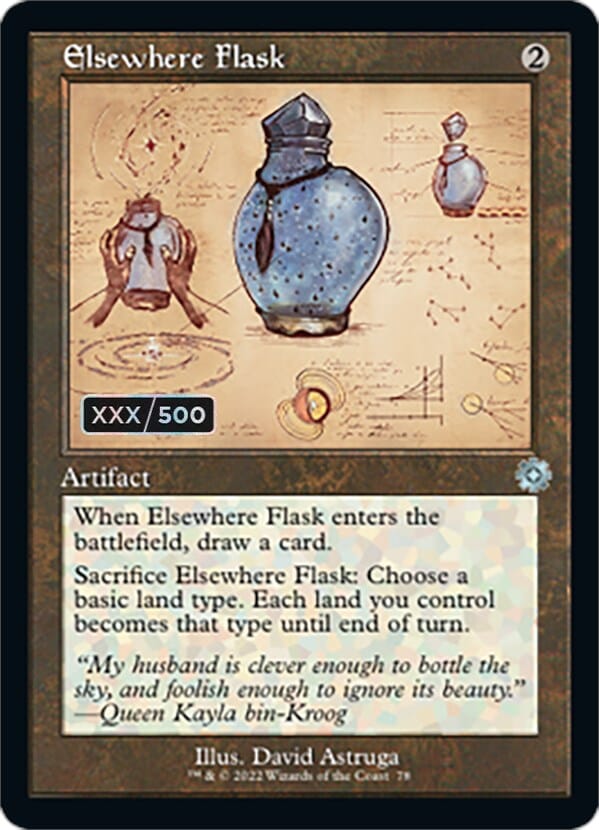 Elsewhere Flask (Retro Schematic) (Serial Numbered) [The Brothers' War Retro Artifacts] MTG Single Magic: The Gathering  | Multizone: Comics And Games
