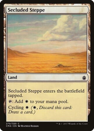 Secluded Steppe [Commander Anthology] MTG Single Magic: The Gathering  | Multizone: Comics And Games