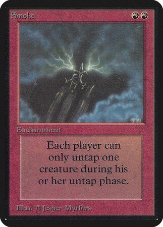Smoke [Limited Edition Alpha] MTG Single Magic: The Gathering  | Multizone: Comics And Games