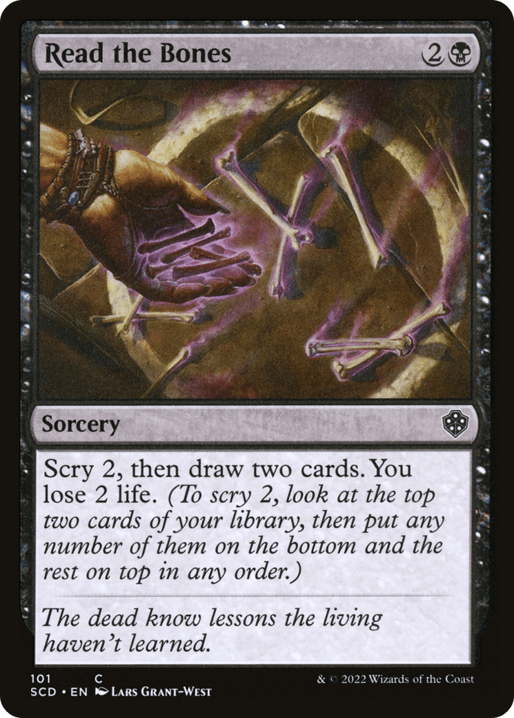 Read the Bones [Starter Commander Decks] MTG Single Magic: The Gathering  | Multizone: Comics And Games