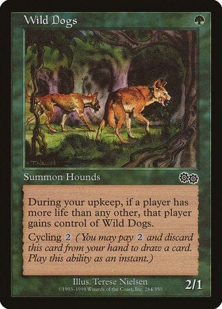 Wild Dogs [Urza's Saga] MTG Single Magic: The Gathering  | Multizone: Comics And Games