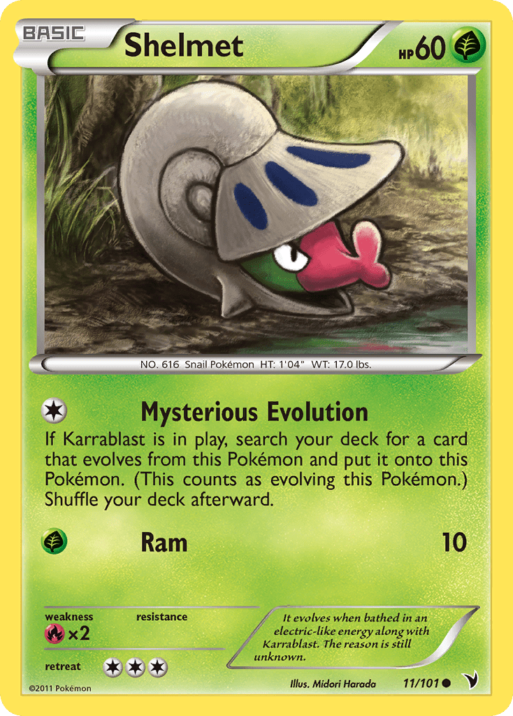 Shelmet (11/101) [Black & White: Noble Victories] Pokemon Single Pokémon  | Multizone: Comics And Games