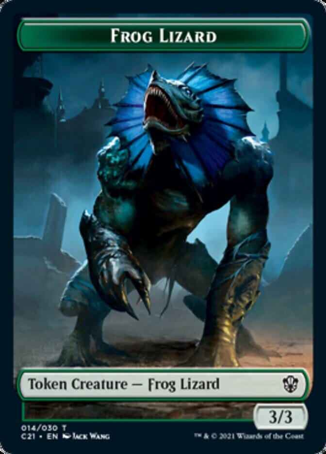 Frog Lizard // Elephant Token [Commander 2021 Tokens] MTG Single Magic: The Gathering  | Multizone: Comics And Games