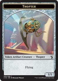 Thopter (025) // Servo Double-sided Token [Commander 2018 Tokens] MTG Single Magic: The Gathering  | Multizone: Comics And Games