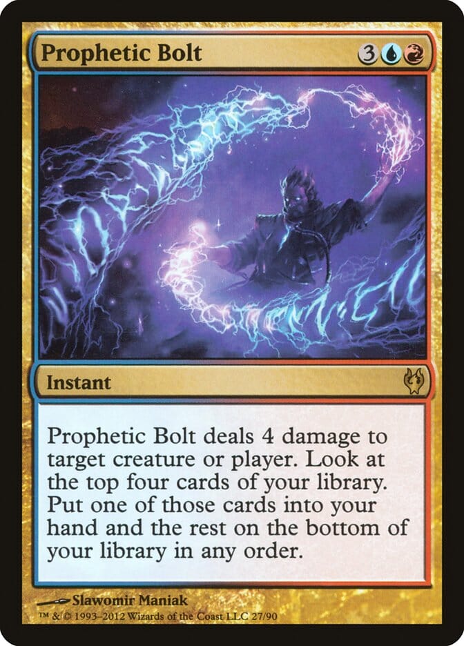 Prophetic Bolt [Duel Decks: Izzet vs. Golgari] MTG Single Magic: The Gathering  | Multizone: Comics And Games