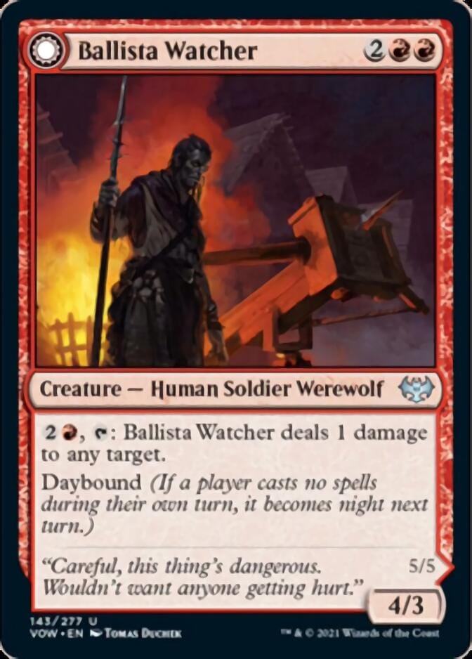 Ballista Watcher // Ballista Wielder [Innistrad: Crimson Vow] MTG Single Magic: The Gathering  | Multizone: Comics And Games