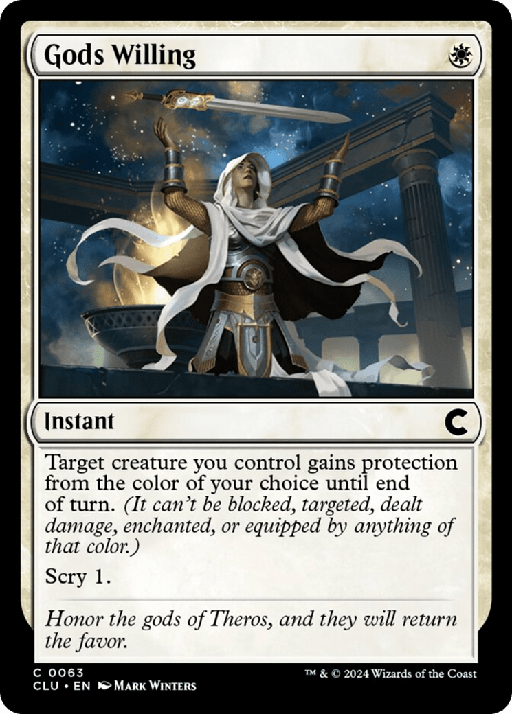 Gods Willing [Ravnica: Clue Edition] MTG Single Magic: The Gathering  | Multizone: Comics And Games