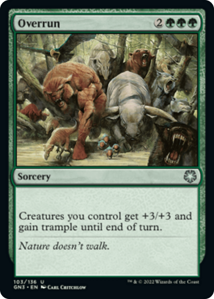 Overrun [Game Night: Free-for-All] MTG Single Magic: The Gathering  | Multizone: Comics And Games