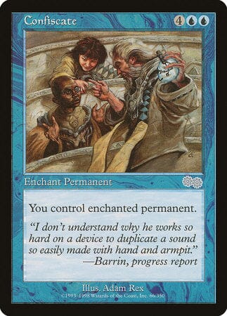 Confiscate [Urza's Saga] MTG Single Magic: The Gathering  | Multizone: Comics And Games