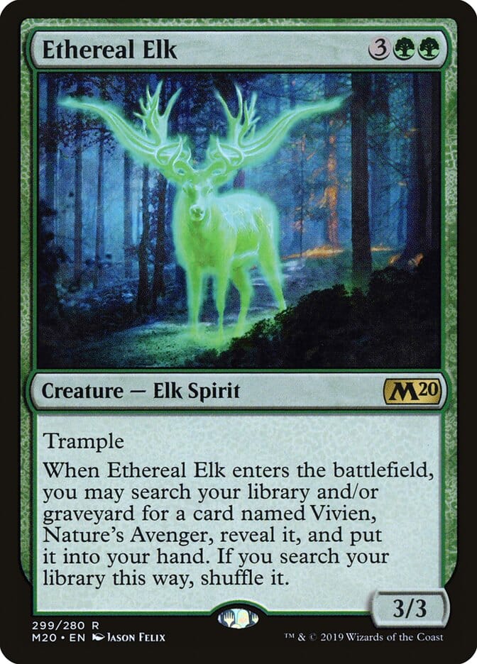 Ethereal Elk [Core Set 2020] MTG Single Magic: The Gathering  | Multizone: Comics And Games