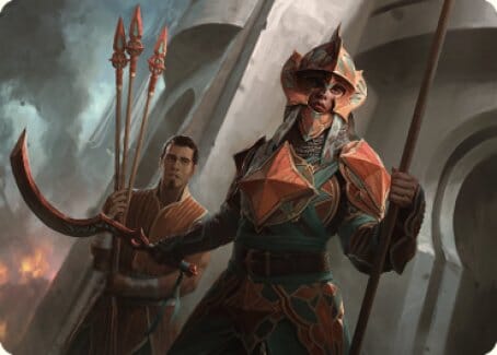 Siege Veteran Art Card [The Brothers' War Art Series] MTG Single Magic: The Gathering  | Multizone: Comics And Games