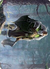 Fynn, the Fangbearer Art Card (Gold-Stamped Signature) [Kaldheim: Art Series] MTG Single Magic: The Gathering  | Multizone: Comics And Games