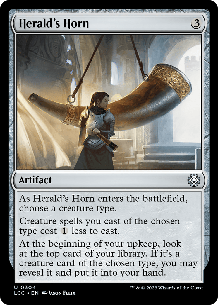 Herald's Horn [The Lost Caverns of Ixalan Commander] MTG Single Magic: The Gathering  | Multizone: Comics And Games