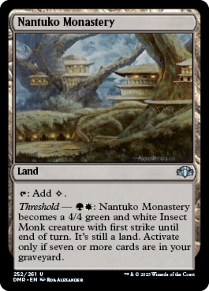 Nantuko Monastery [Dominaria Remastered] MTG Single Magic: The Gathering  | Multizone: Comics And Games