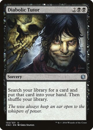 Diabolic Tutor [Conspiracy: Take the Crown] MTG Single Magic: The Gathering  | Multizone: Comics And Games