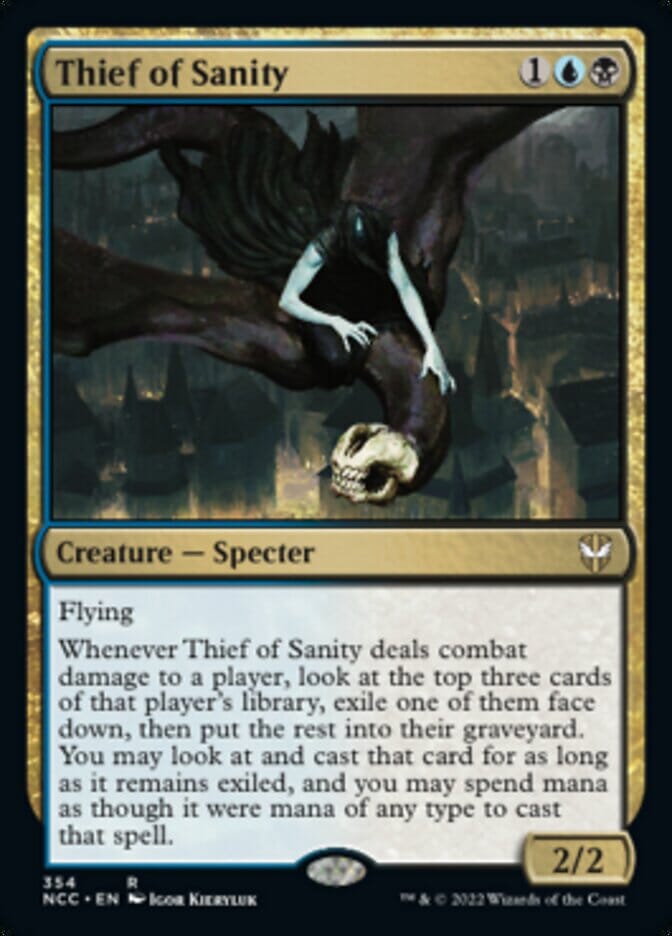 Thief of Sanity [Streets of New Capenna Commander] MTG Single Magic: The Gathering  | Multizone: Comics And Games