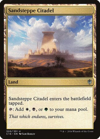 Sandsteppe Citadel [Commander 2016] MTG Single Magic: The Gathering  | Multizone: Comics And Games