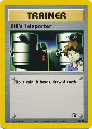 Bill's Teleporter (91/111) [Neo Genesis Unlimited] Pokemon Single Pokémon  | Multizone: Comics And Games