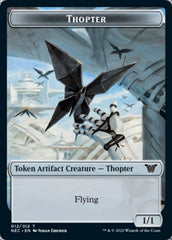 Thopter // Spirit (002) Double-sided Token [Kamigawa: Neon Dynasty Commander Tokens] MTG Single Magic: The Gathering  | Multizone: Comics And Games