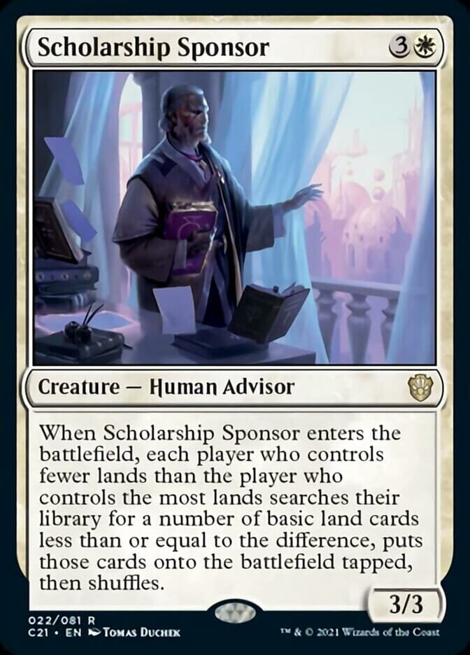 Scholarship Sponsor [Commander 2021] MTG Single Magic: The Gathering  | Multizone: Comics And Games