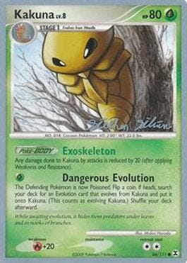 Kakuna LV.8 (66/111) (Luxdrill - Stephen Silvestro) [World Championships 2009] Pokemon Single Pokémon  | Multizone: Comics And Games