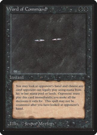 Word of Command [Limited Edition Beta] MTG Single Magic: The Gathering  | Multizone: Comics And Games